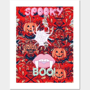 Spooky halloween Posters and Art